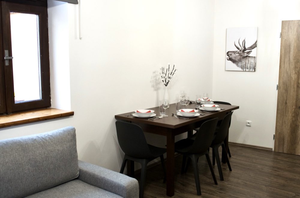 Apartmány za divadlem — interiér