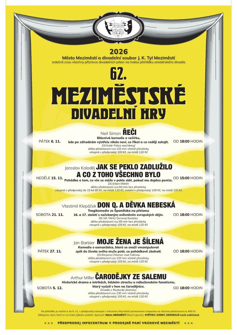 62. Meziměstské divadelní hry: Moje žena je šílená