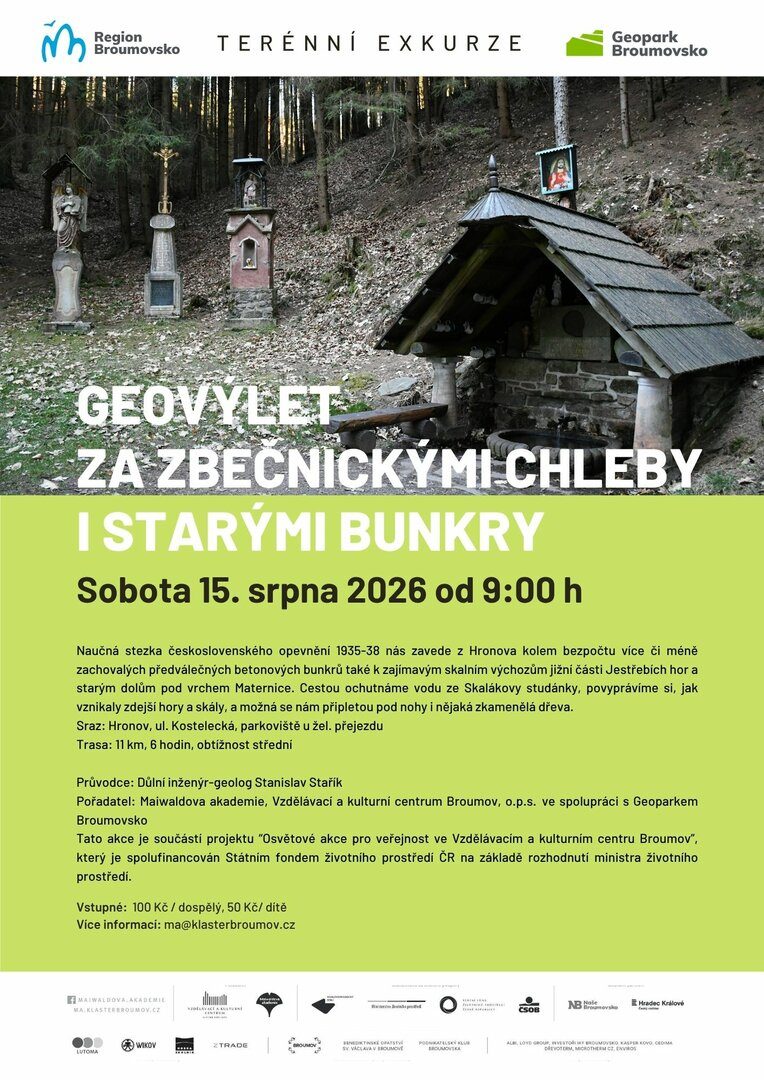 Geovýlet za Zbečnícikými chleby i starými bunkry