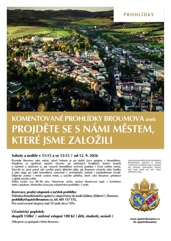 Komentované prohlídky Broumova aneb Projděte se s námi městem, které jsme založili