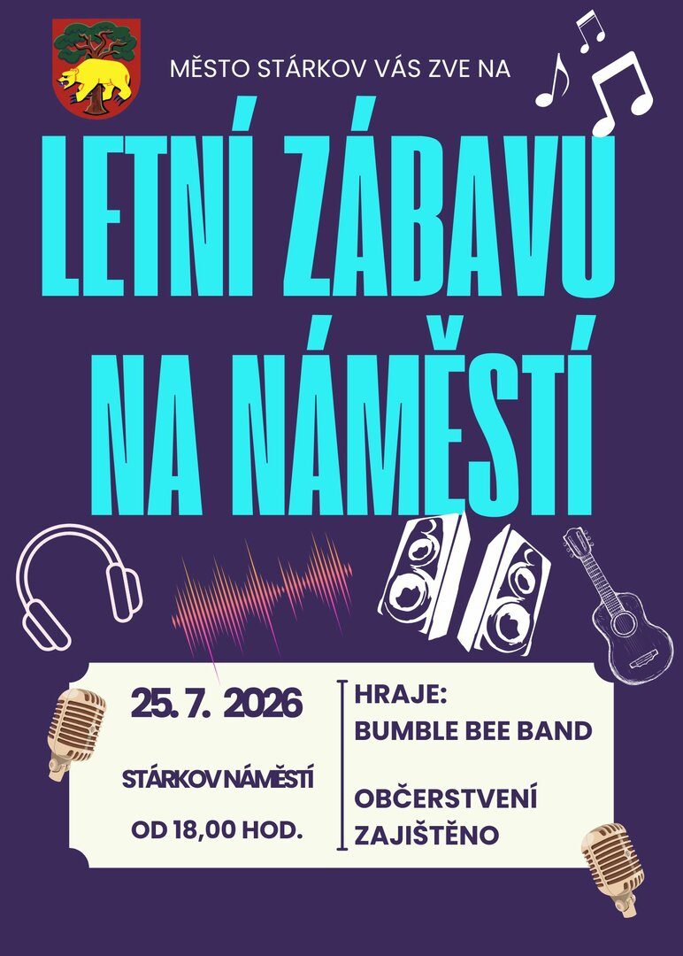 Letní zábava na náměstí