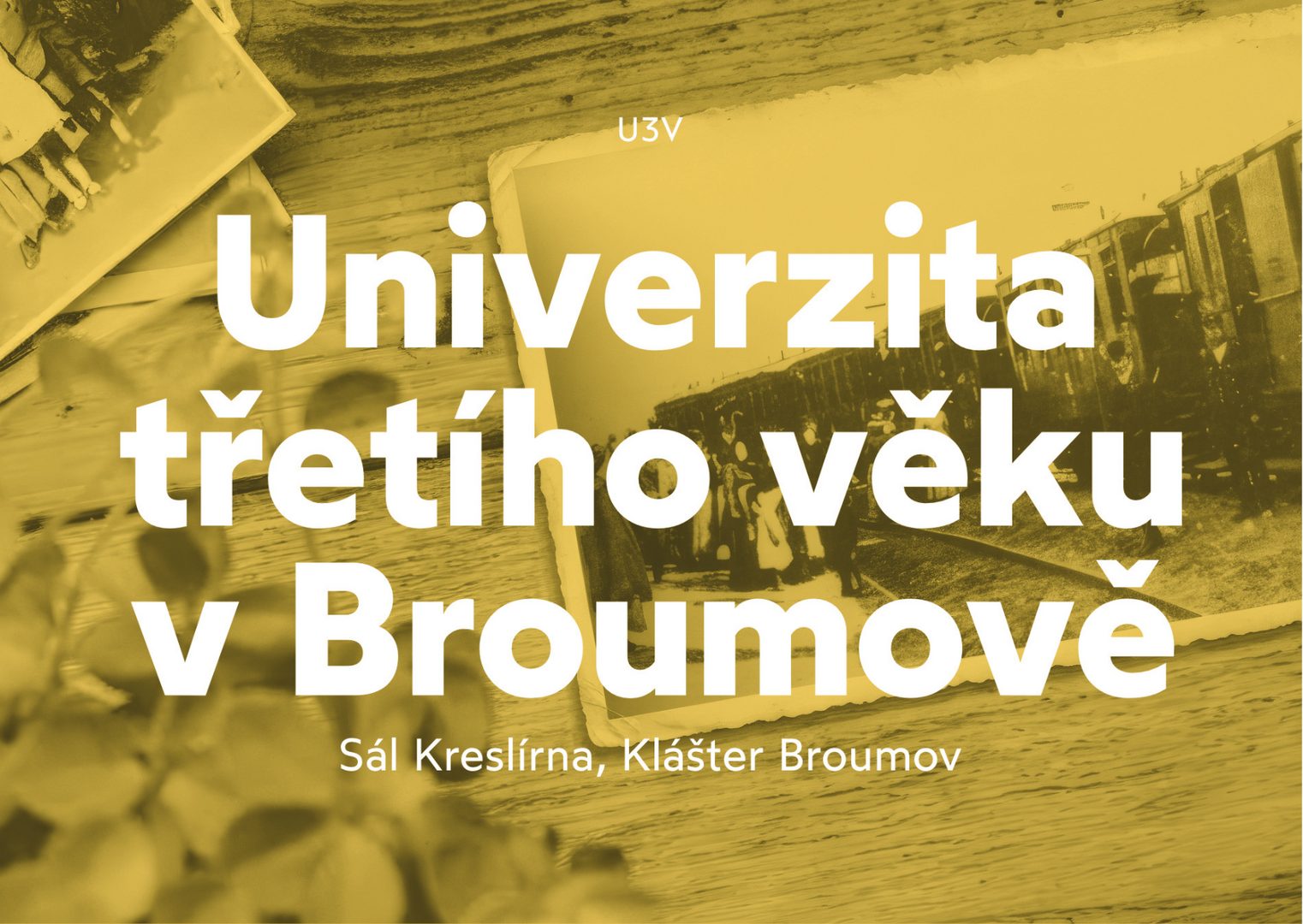 Univerzita 3. věku | „Moderní železnice vychovaly národy stejně jako školy.“ (T. G. Masaryk) Fenomén dopravy a transferu idejí