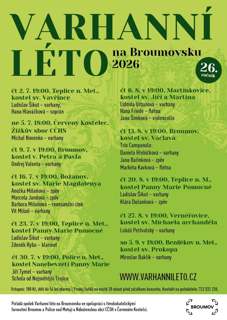 Varhaní léto na Broumovsku
